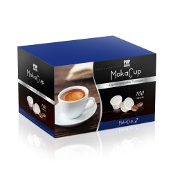 100 Pz. Pop Caffè Capsule MokaDomo 2 Cremoso Compatibili Uno Domo