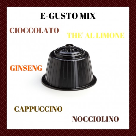 96 CAPSULE E-GUSTO MIX BEVANDE SOLUBILI COMPATIBILI DOLCEGUSTO