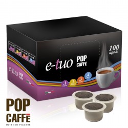 100 CAPSULE E-TUO COMPATIBILI MITACA MPS MISCELA 2 CREMOSO POP CAFFE'